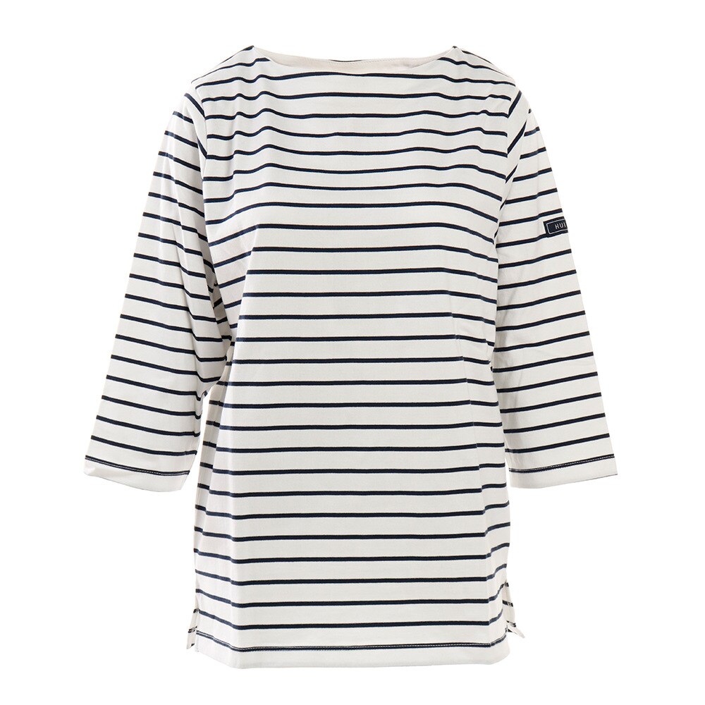  ボーダー 7分袖TシャツHU20SCD864401WHT オンライン価格