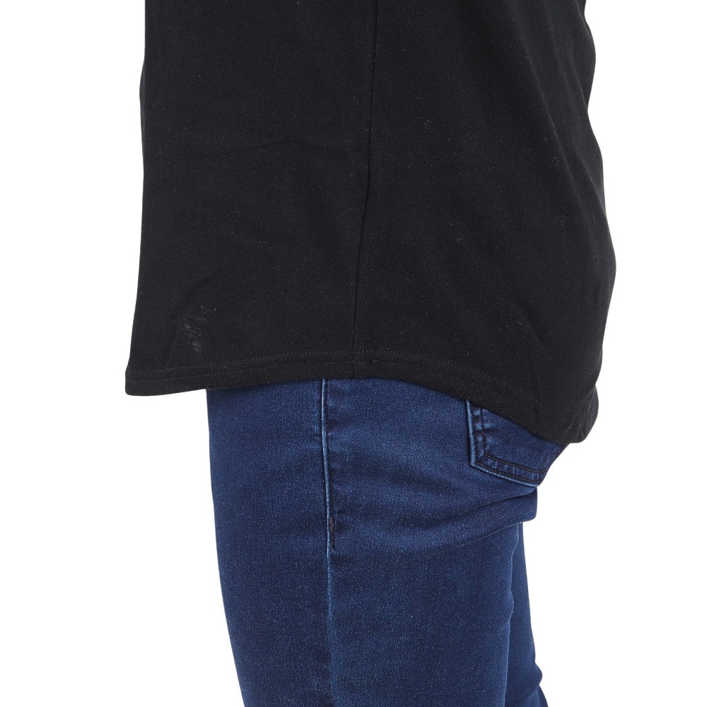 ヘインズ（Hanes）（レディース）リサイクルコットン ヘンリーネック 七分袖Tシャツ HW1-U501 001