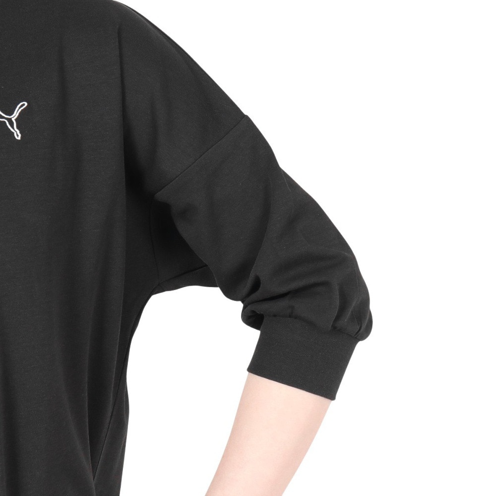 プーマ（PUMA）（レディース）MOTION MX 3/4 Tシャツ 680717 01 BLK