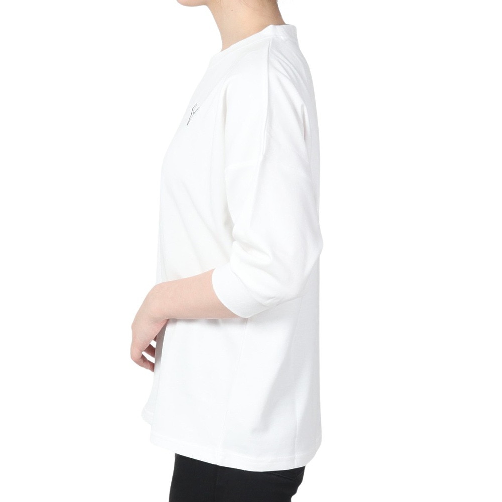 プーマ（PUMA）（レディース）PUMA MOTION MX 3/4 Tシャツ 680717 02 WHT