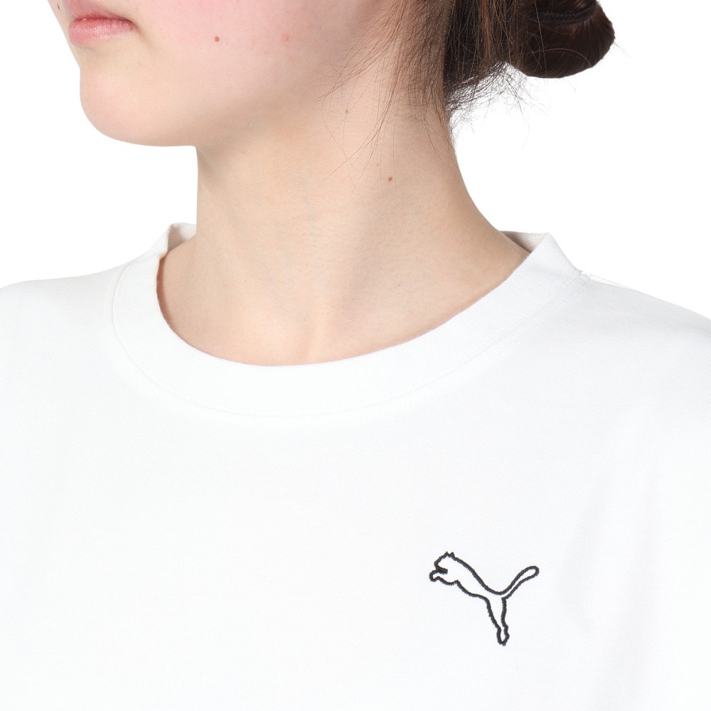 プーマ（PUMA）（レディース）PUMA MOTION MX 3/4 Tシャツ 680717 02 WHT