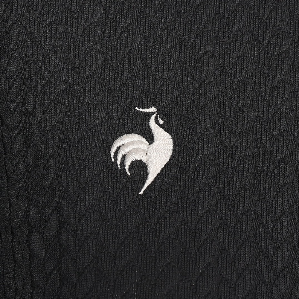 ルコックスポルティフ（lecoqsportif）（レディース）ジャガード長袖Tシャツ LU5FLS00L BK00