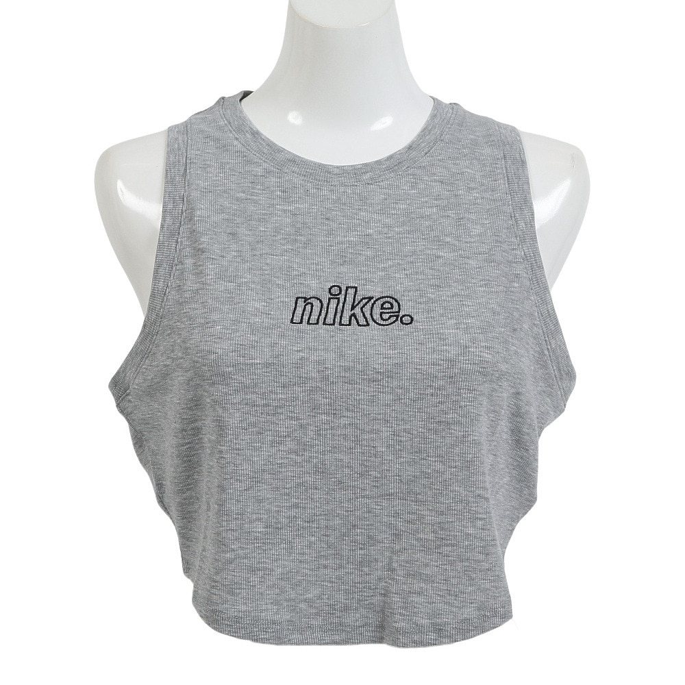 ナイキ（NIKE）（レディース）クロップド ミニリブ タンクトップ HJ6863-063
