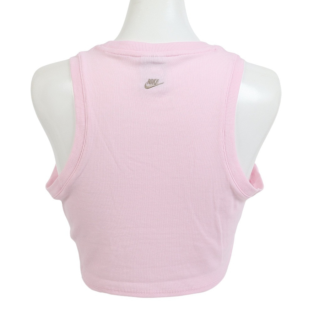 ナイキ（NIKE）（レディース）NSW リブ クロップ タンク トップ チル ニット HJ6863-663
