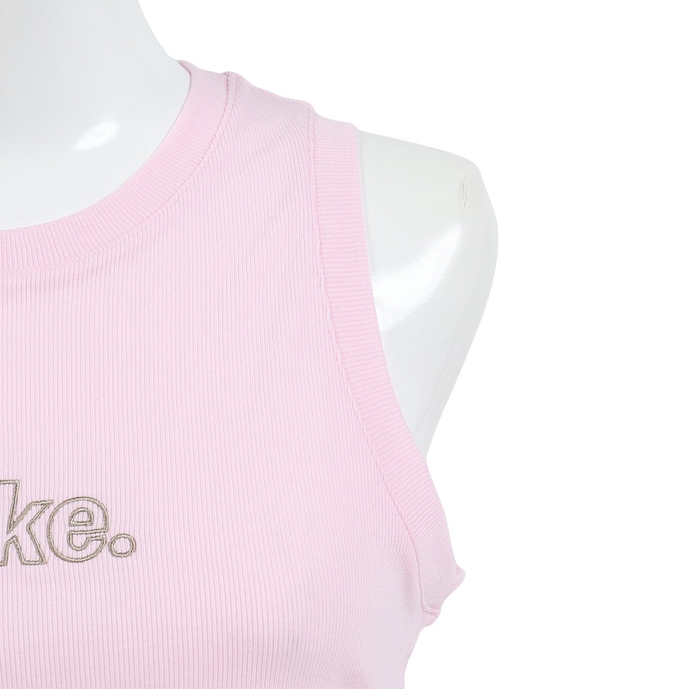 ナイキ（NIKE）（レディース）NSW リブ クロップ タンク トップ チル ニット HJ6863-663