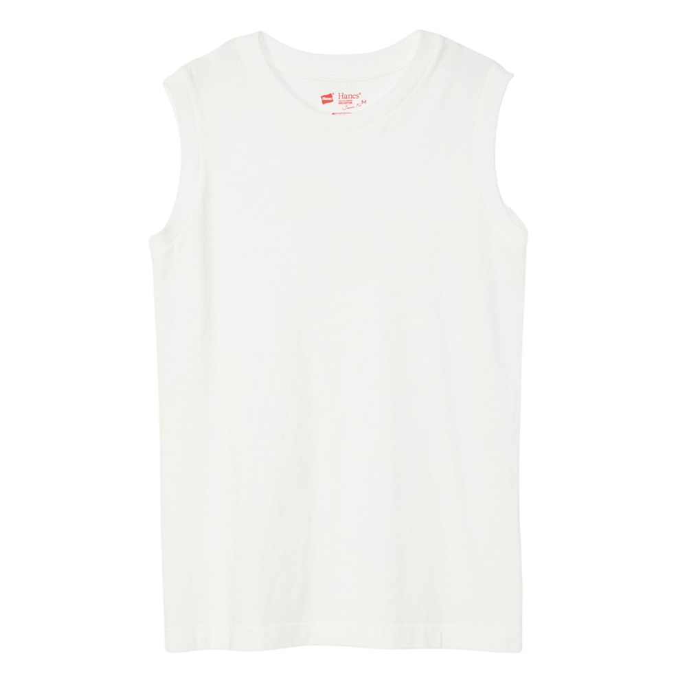 ヘインズ（Hanes）（レディース）ジャパンフィット 2枚組 スリーブレスTシャツ 5.3oz HW5327 904