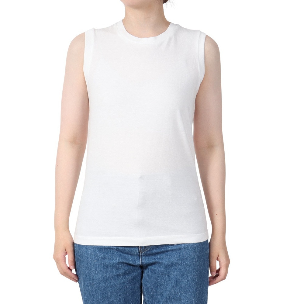 ヘインズ（Hanes）（レディース）ジャパンフィット 2枚組 スリーブレスTシャツ 5.3oz HW5327 904