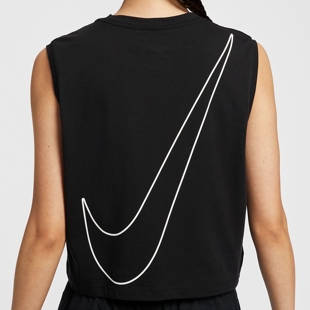 ナイキ（NIKE）（レディース）スポーツウェア クラブ スリーブレス クロップド Tシャツ HF9532-010
