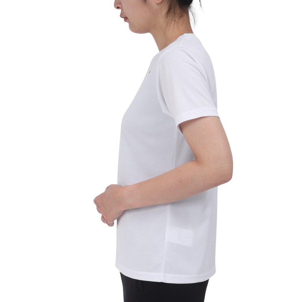 アシックス（ASICS）（レディース）ドライワンポイント半袖シャツ 2032C786.100
