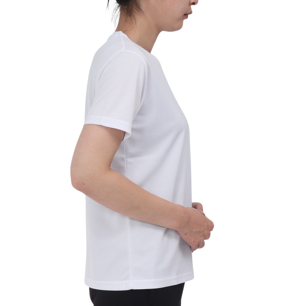 アシックス（ASICS）（レディース）ドライワンポイント半袖シャツ 2032C786.100