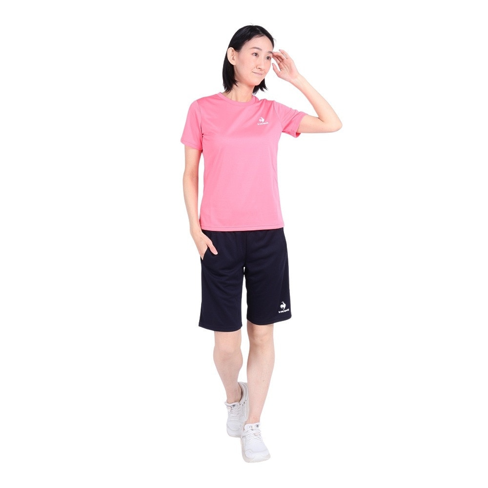 ルコックスポルティフ（lecoqsportif）（レディース）エコペットショートスリーブシャツ QMWTJA30Z STP