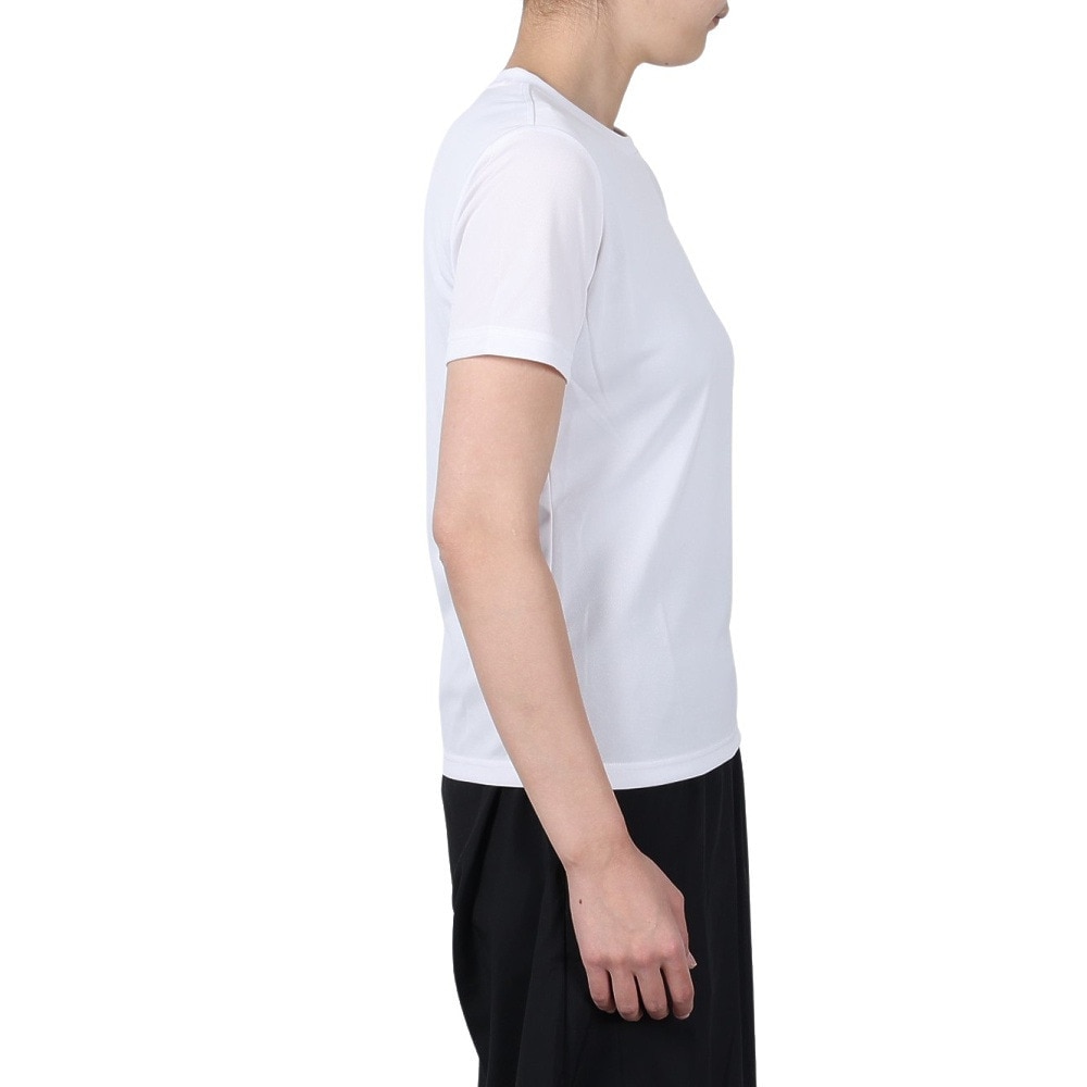 ルコックスポルティフ（lecoqsportif）（レディース）エコペット ショートスリーブシャツ QMWTJA30Z WHT
