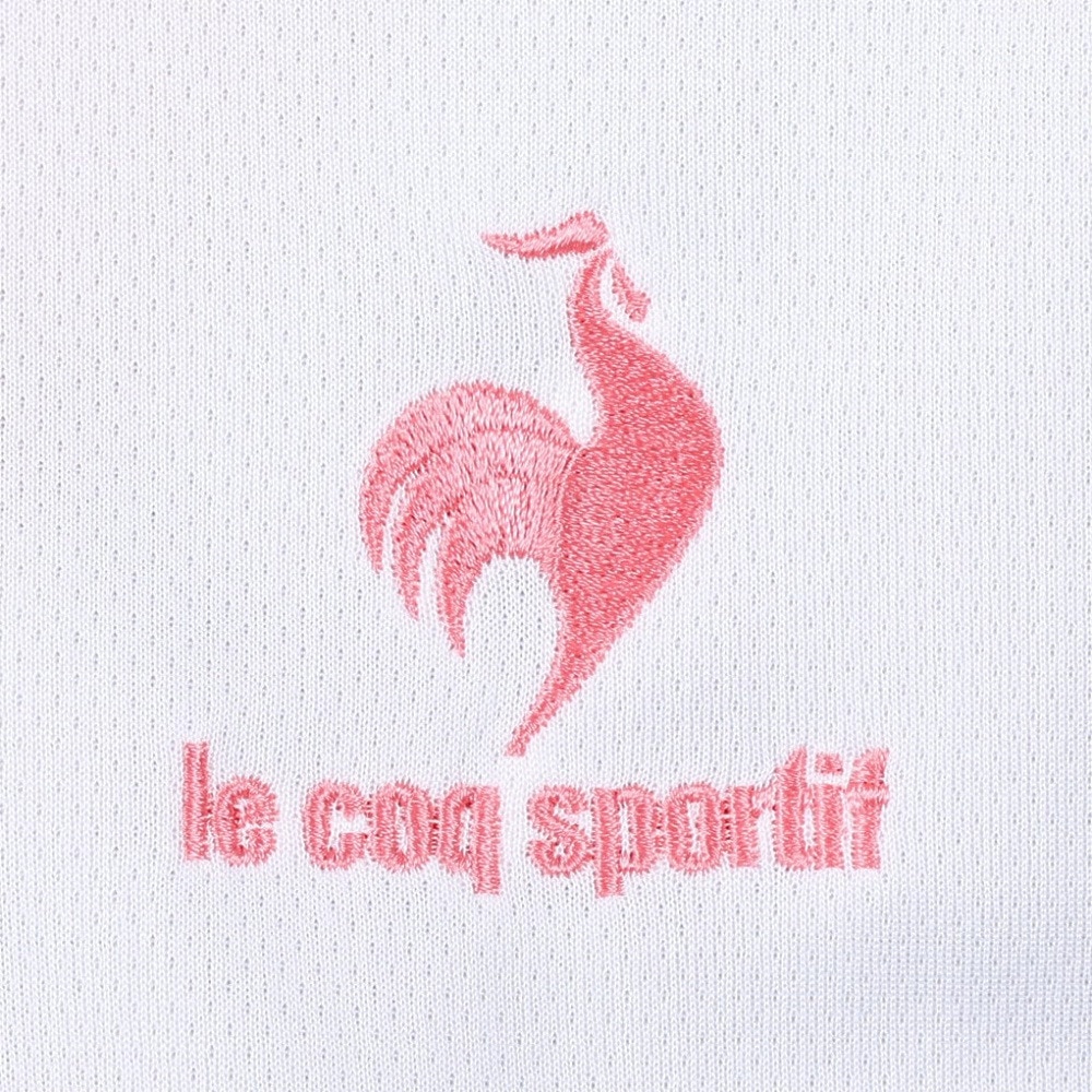 ルコックスポルティフ（lecoqsportif）（レディース）エコペット ショートスリーブシャツ QMWTJA30Z WHT