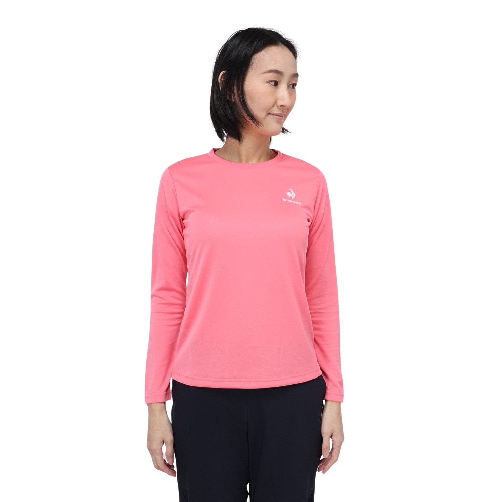 ルコックスポルティフ（lecoqsportif）（レディース）エコペットロングスリーブシャツ QMWTJB30Z STP