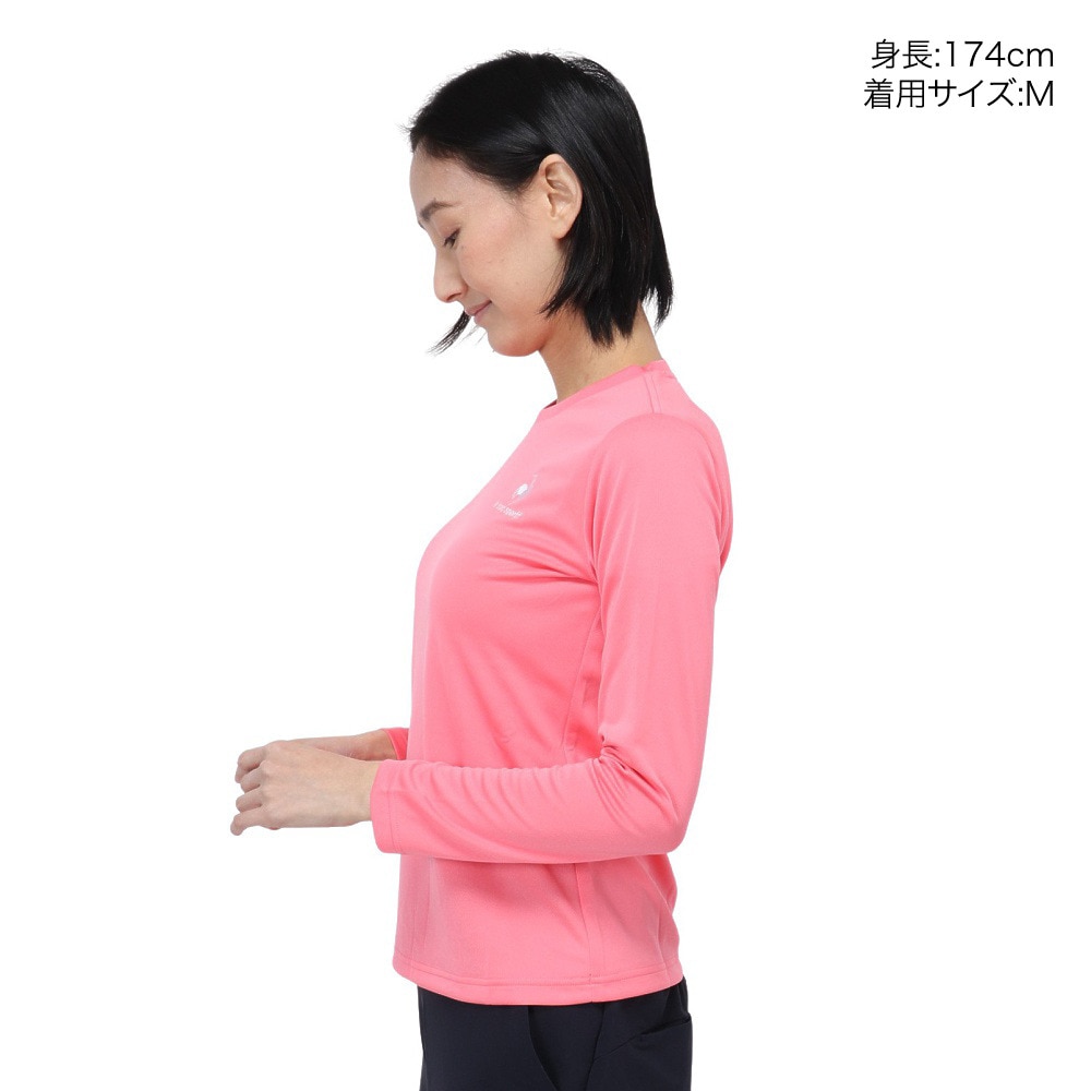ルコックスポルティフ（lecoqsportif）（レディース）エコペットロングスリーブシャツ QMWTJB30Z STP