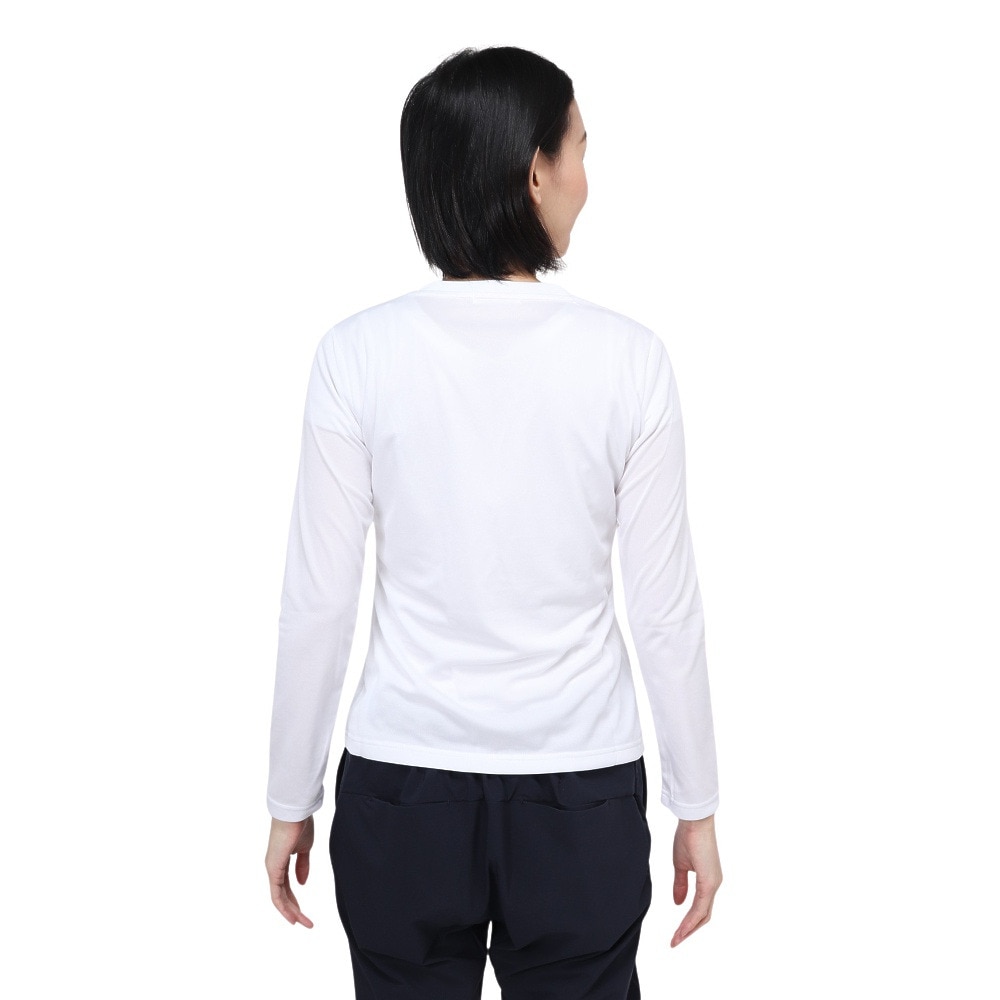 ルコックスポルティフ（lecoqsportif）（レディース）エコペットロングスリーブシャツ QMWTJB30Z WHT