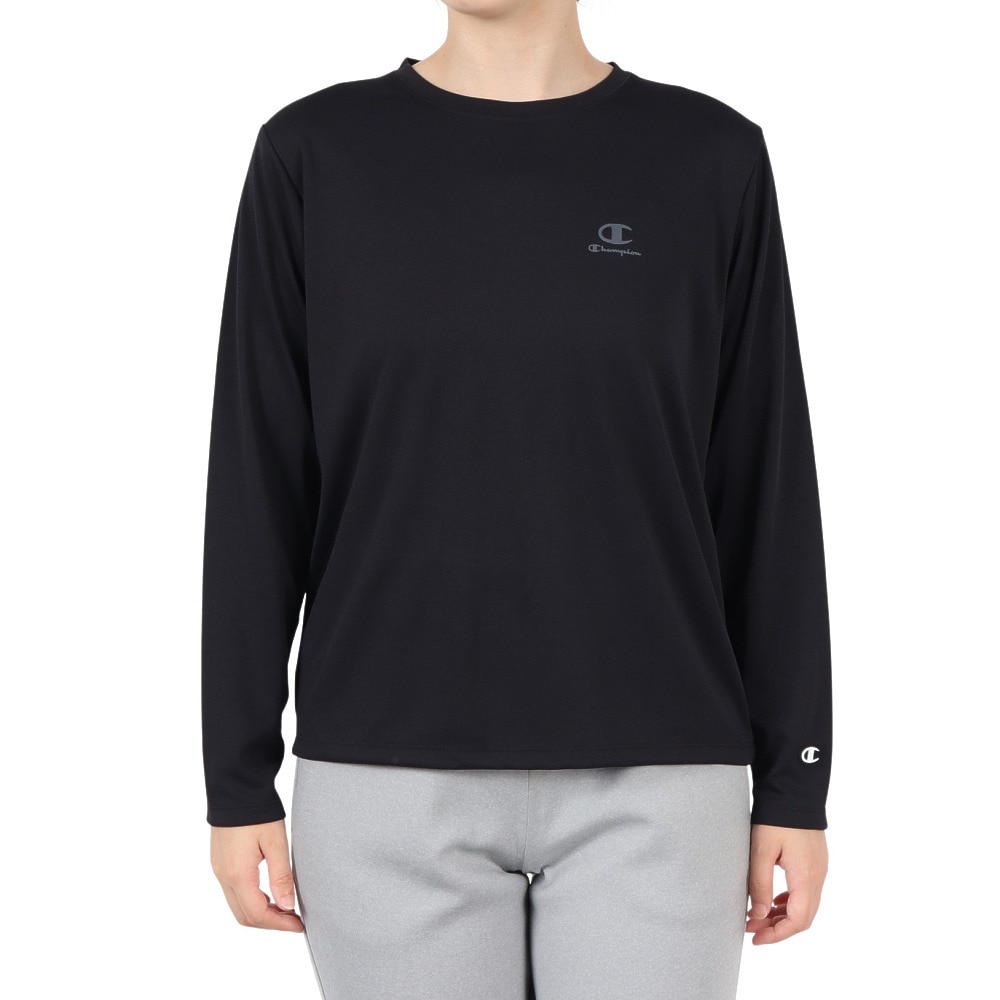 チャンピオン（CHAMPION）（レディース）DRY BACK 長袖Tシャツ CW-CS402 090
