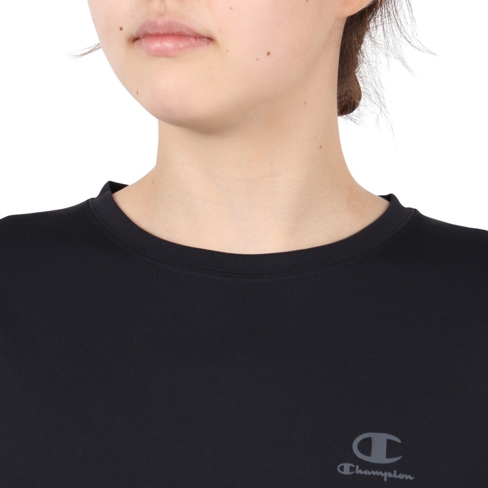 チャンピオン（CHAMPION）（レディース）DRY BACK 長袖Tシャツ CW-CS402 090