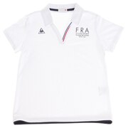 ルコック スポルティフ（le coq sportif）（レディース）半袖ポロシャツ レディース スキッパーシャツ QMWPJA50XB WHT
