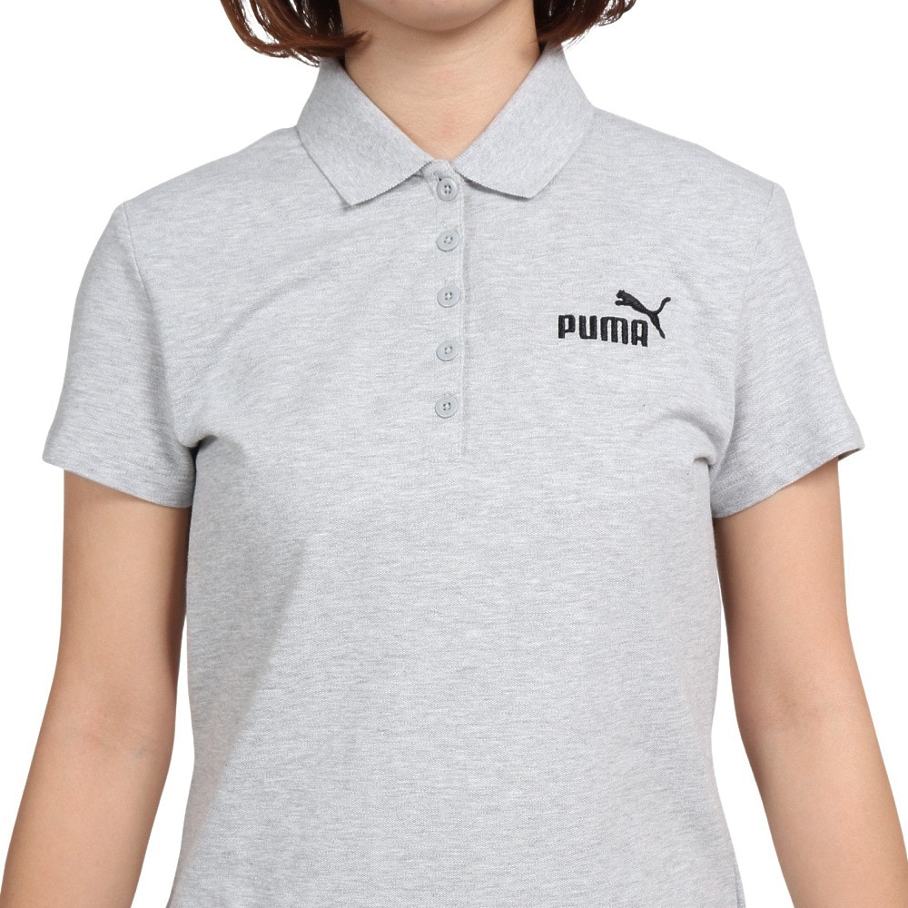 プーマ（PUMA）（レディース）ポロシャツ レディース ESS 588932 04 LGRY ゴルフ用品はヴィクトリアゴルフ