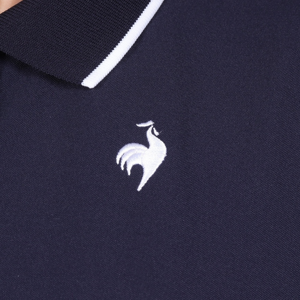 ルコックスポルティフ（lecoqsportif）（レディース）クーリング ヘランカサンスクリーン 半袖ポロシャツ QMWXJA40 NV