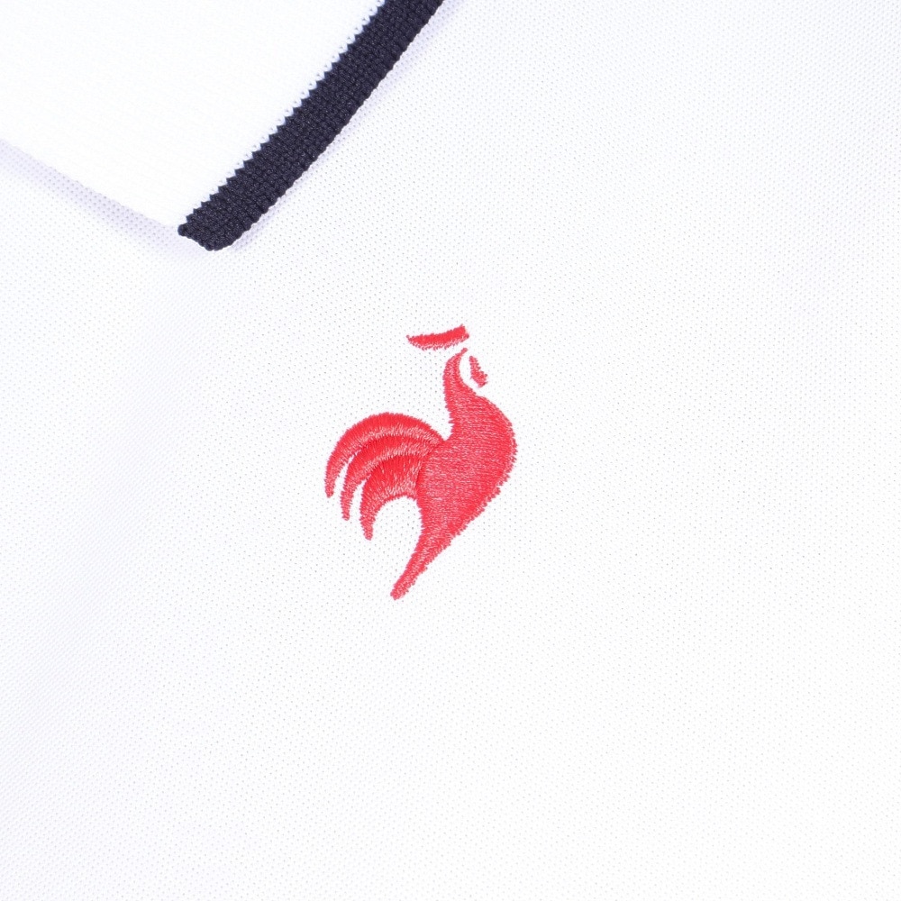 ルコックスポルティフ（lecoqsportif）（レディース）クーリング ヘランカサンスクリーン 半袖ポロシャツ QMWXJA40 WH