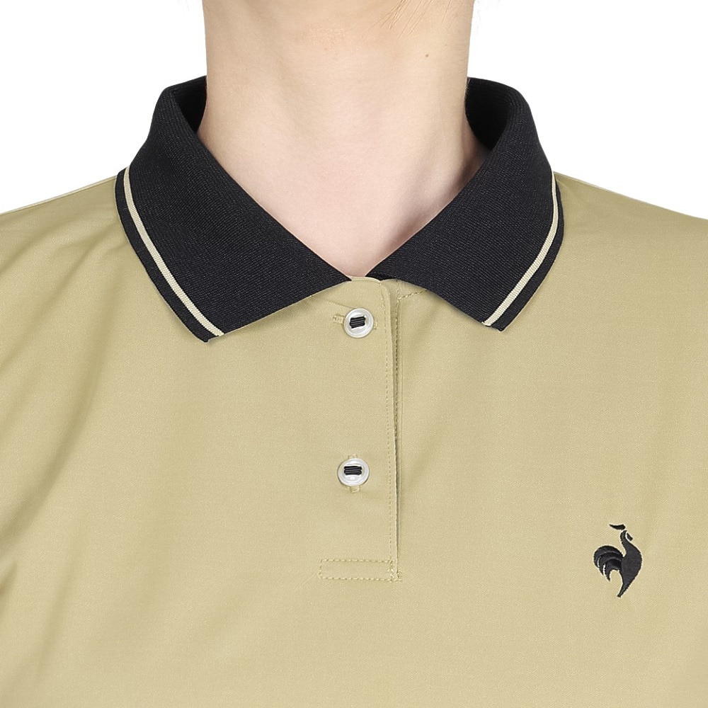 ルコックスポルティフ（lecoqsportif）（レディース）サンスクリーンポロシャツ LT5SHS40L BG00