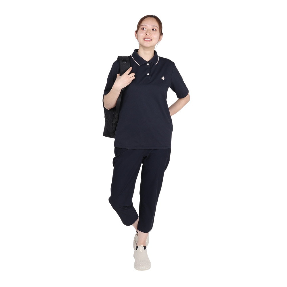 ルコックスポルティフ（lecoqsportif）（レディース）サンスクリーンポロシャツ LT5SHS40L NV00