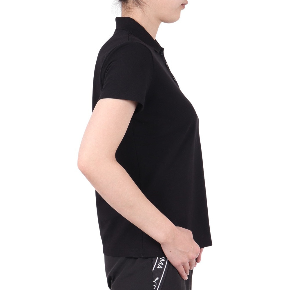 プーマ（PUMA）（レディース）ESS ロゴ ポロシャツ 687615 01 BLK
