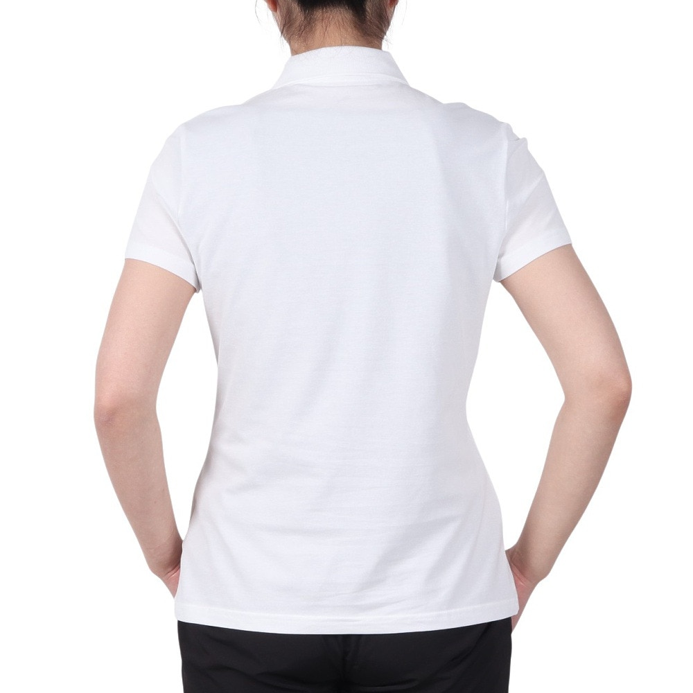 プーマ（PUMA）（レディース）ESS ロゴ ポロシャツ 687615 02 WHT