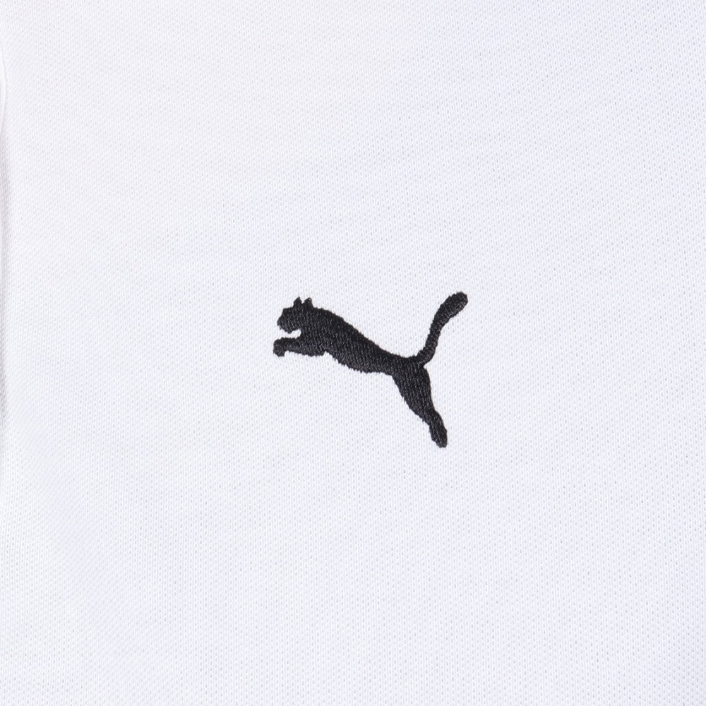 プーマ（PUMA）（レディース）ESS ロゴ ポロシャツ 687615 02 WHT