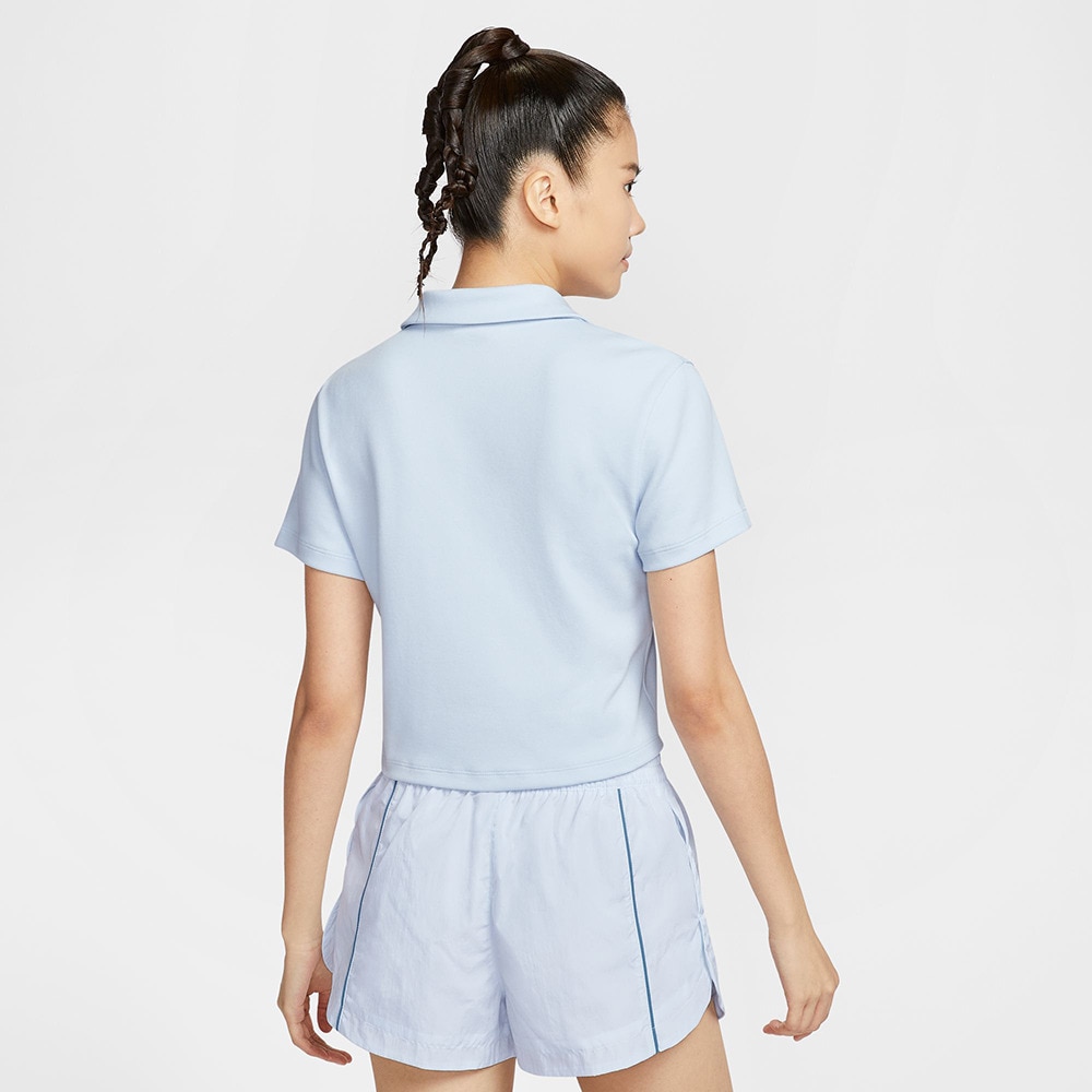 ナイキ（NIKE）（レディース）スポーツウェア エッセンシャル ショートスリーブ ポロ トップ DV7885-423