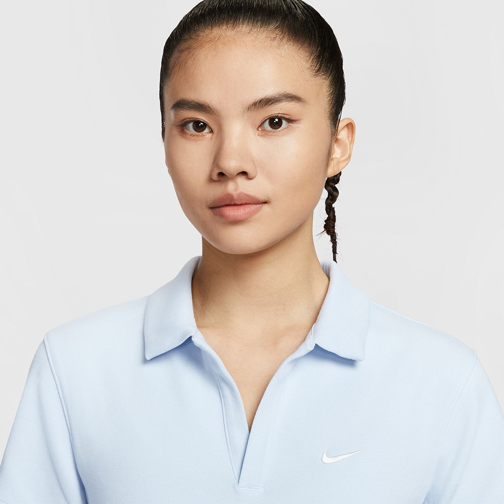 ナイキ（NIKE）（レディース）スポーツウェア エッセンシャル ショートスリーブ ポロ トップ DV7885-423