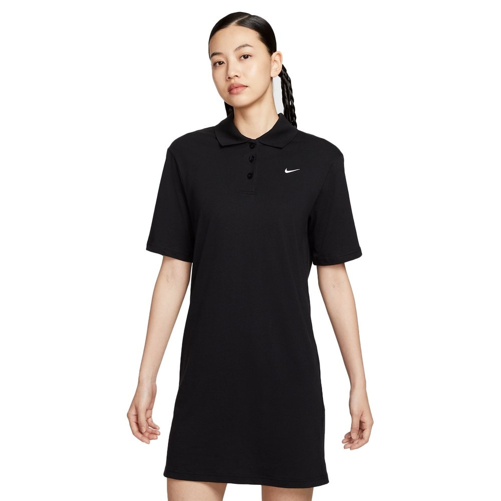 ナイキ（NIKE）（レディース）NSW エッセンシャル 半袖ポロシャツ ドレス HV2499-010