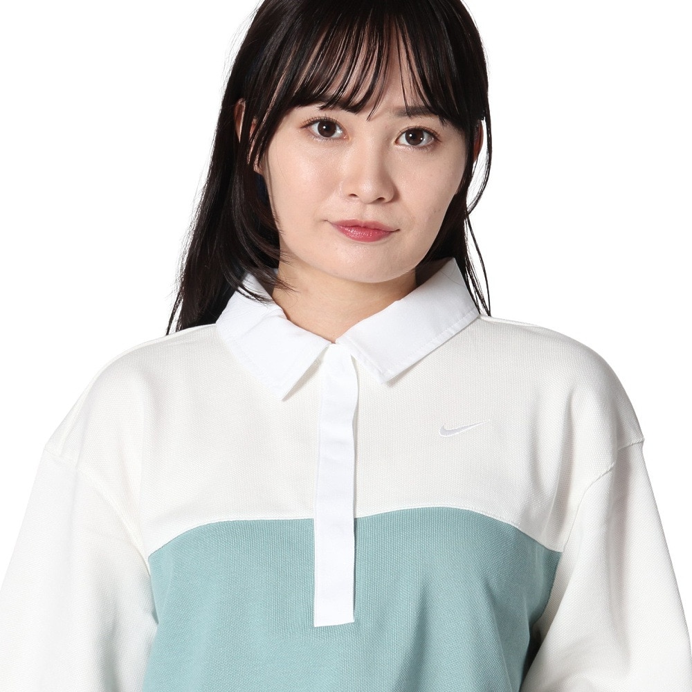 ナイキ（NIKE）（レディース）オーバーサイズド 半袖ポロシャツトップ IB2154-133