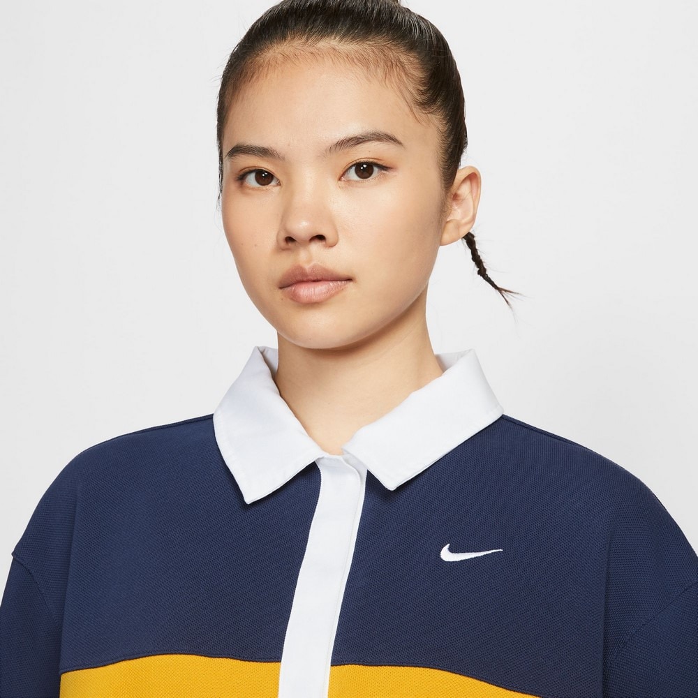 ナイキ（NIKE）（レディース）オーバーサイズド 半袖ポロシャツトップ IB2154-410