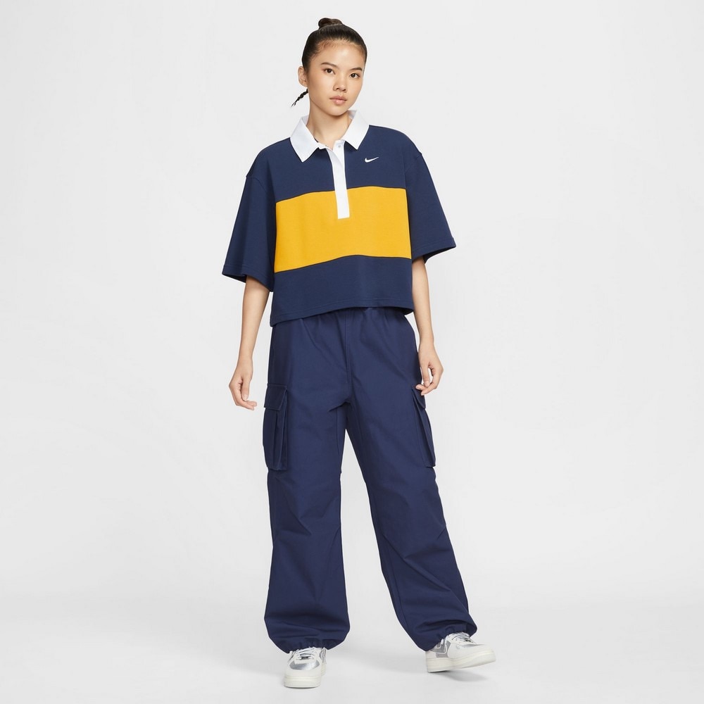 ナイキ（NIKE）（レディース）オーバーサイズド 半袖ポロシャツトップ IB2154-410