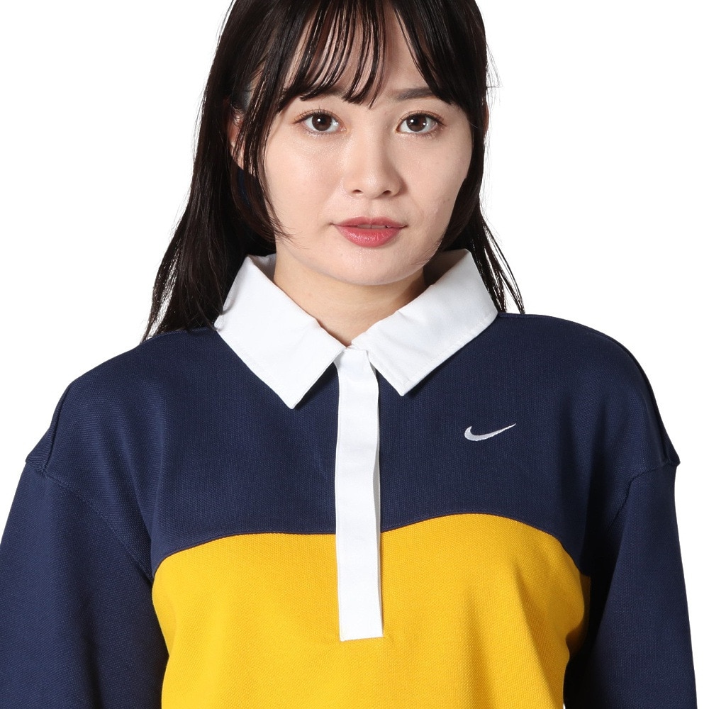 ナイキ（NIKE）（レディース）オーバーサイズド 半袖ポロシャツトップ IB2154-410