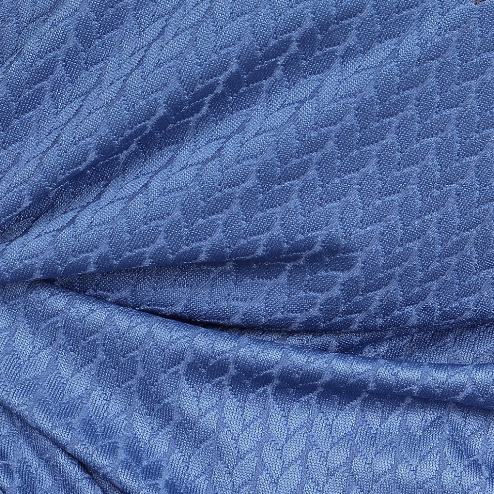 ルコックスポルティフ（lecoqsportif）（レディース）ジャガード半袖ポロシャツ LU5FHS00L BL00