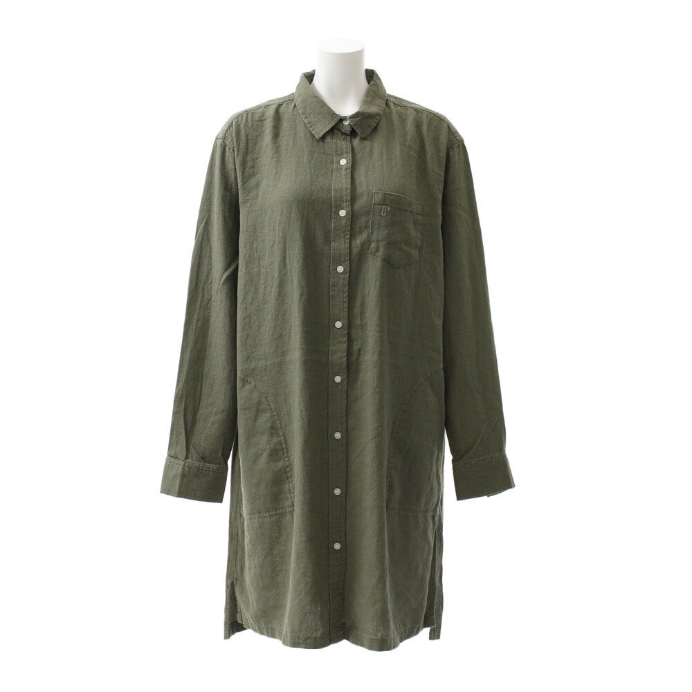  LINEN チュニックシャツ HU19S02NS864923OLV オンライン価格