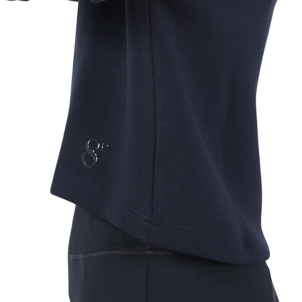 ウィッテム（HUITIEME）（レディース）長袖Tシャツ レディース ハイブリットセットインクルーネック 192-36210-098