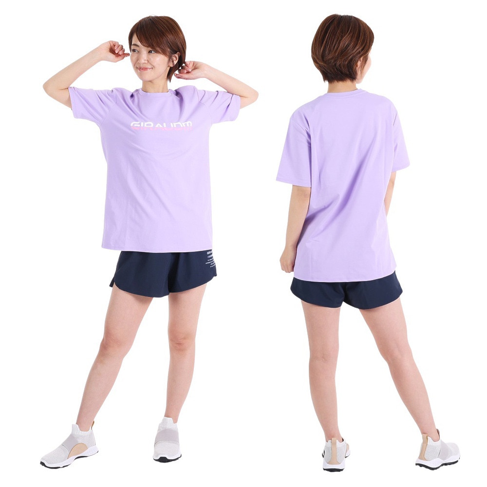 ジローム（GIRAUDM）（レディース）半袖Tシャツ レディース ドライプラス jarsey CT3S0039-TR864-GRCD LVD