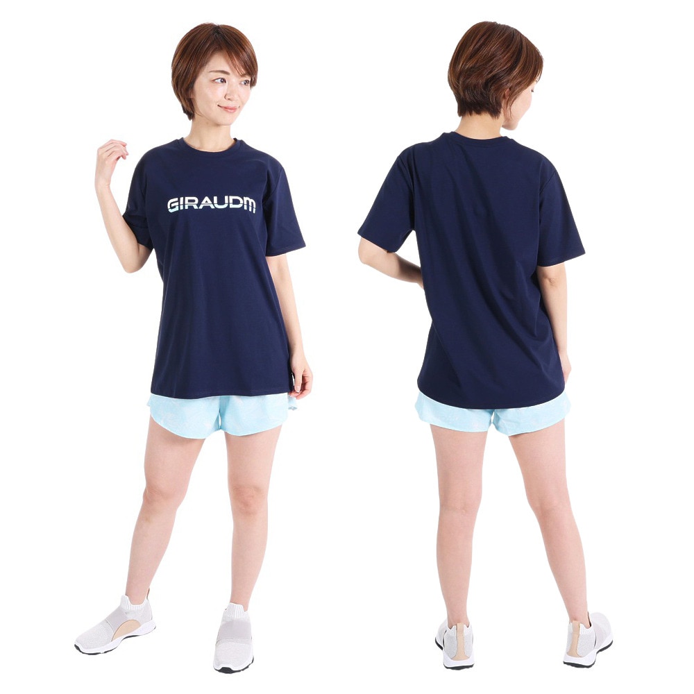 ジローム（GIRAUDM）（レディース）半袖Tシャツ レディース ドライプラス jarsey CT3S0039-TR864-GRCD NVY