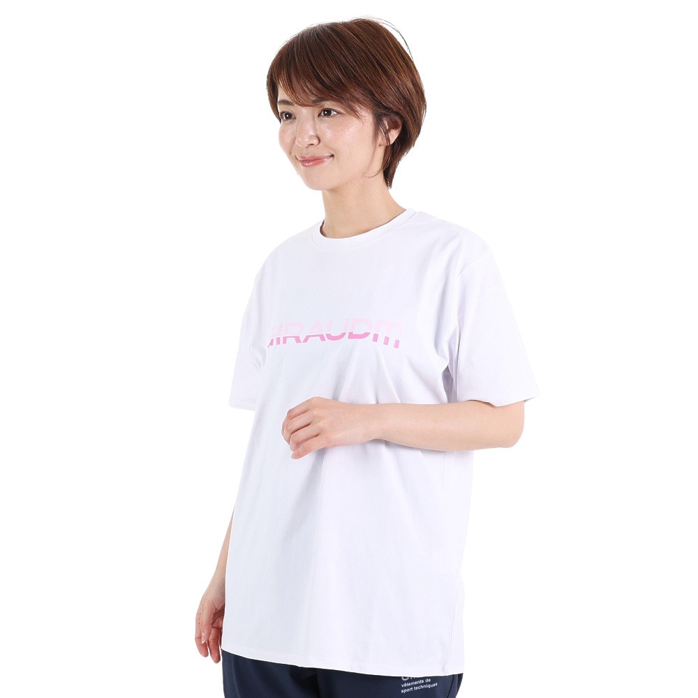 ジローム（GIRAUDM）（レディース）半袖Tシャツ レディース ドライプラス jarsey CT3S0039-TR864-GRCD WHT