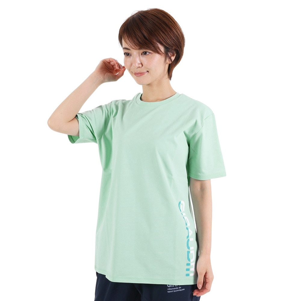 ジローム（GIRAUDM）（レディース）半袖Tシャツ レディース DPjarsey tunic CT3S0040-TR864-GRCD TQB