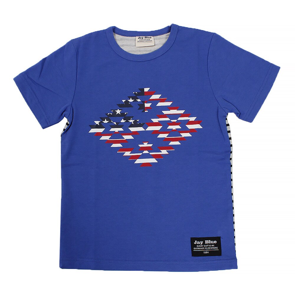  【多少の傷汚れありの為大奉仕】ボーイズ 半袖Tシャツ 68115 BLU オンライン価格