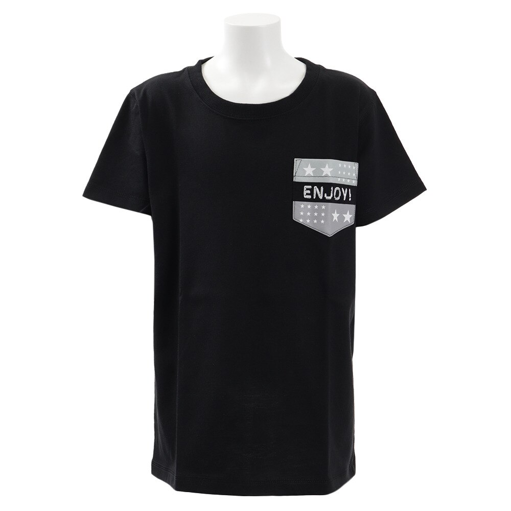  【多少の傷汚れありの為大奉仕】ボーイズ 半袖Tシャツ 865PA9JY9269 BLK オンライン価格