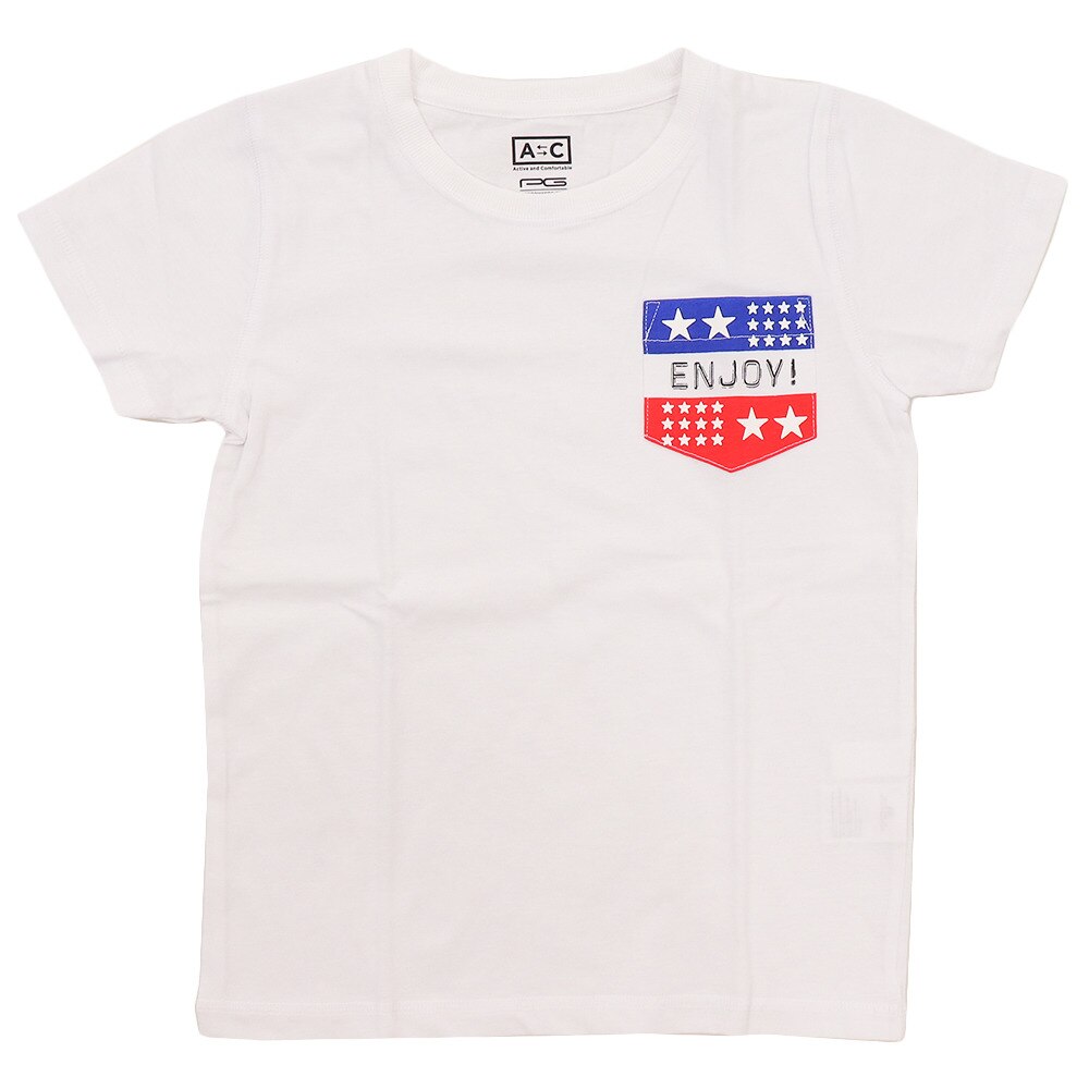  【多少の傷汚れありの為大奉仕】ボーイズ 半袖Tシャツ 865PA9JY9269 WHT オンライン価格