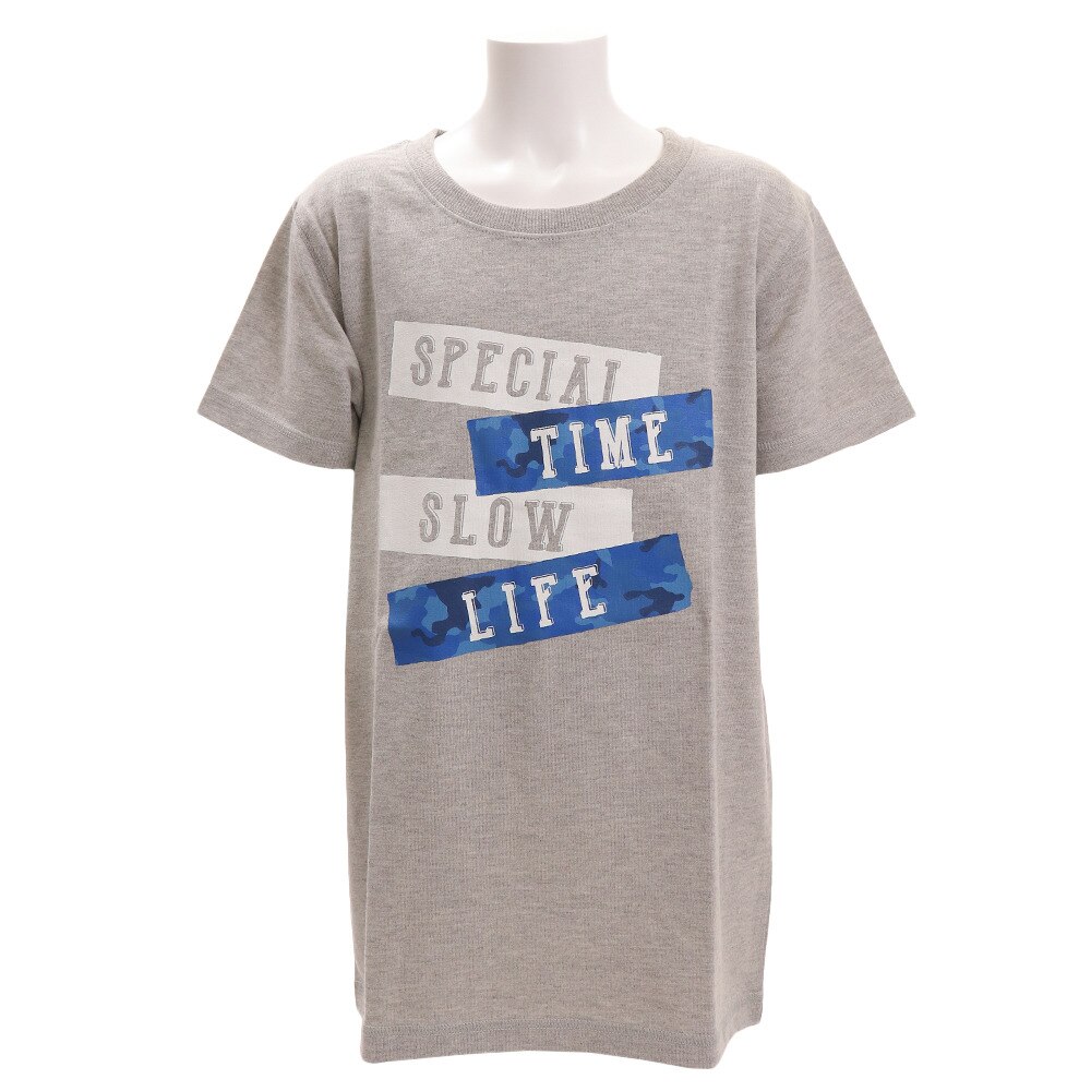  ボーイズ 半袖Tシャツ 865PA9JY9274 GRY オンライン価格