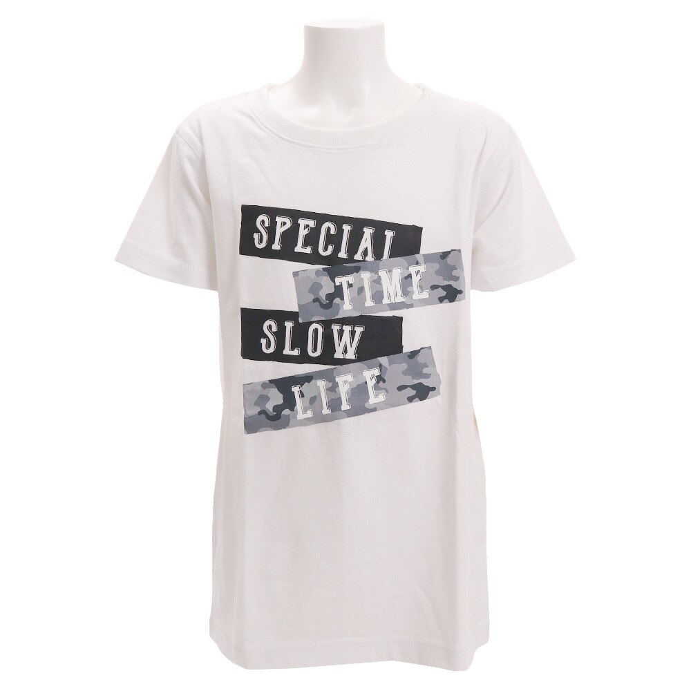 ボーイズ 半袖Tシャツ 865PA9JY9274 WHT オンライン価格